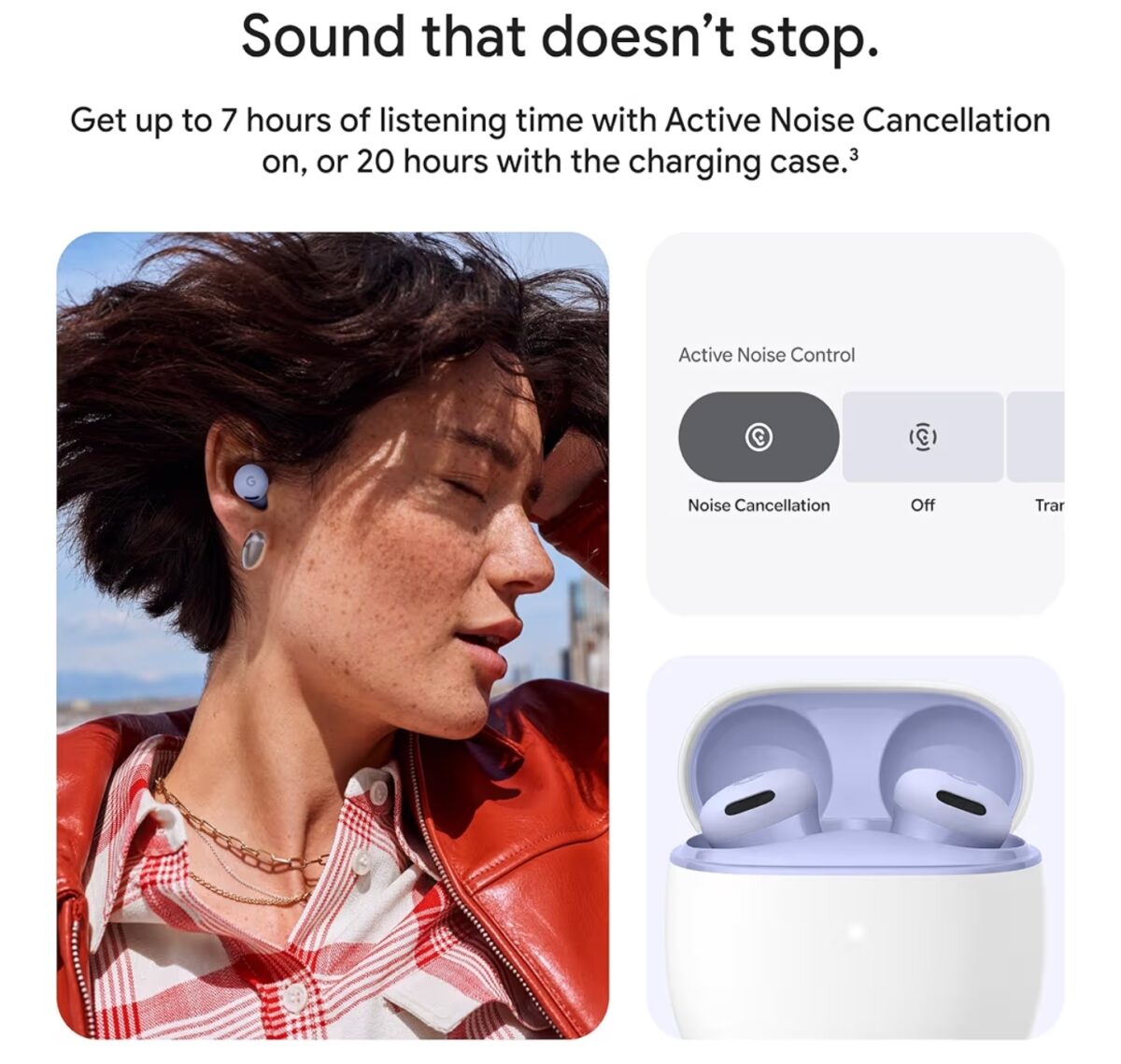 Google Pixel Buds 2a Wireless Bluetooth Earbuds, Hazel
Active Noise Cancellation, Transparency Mode, Lightweight, Comfortable Fit, 20-Hour Battery, Water Resistant, Built for Gemini