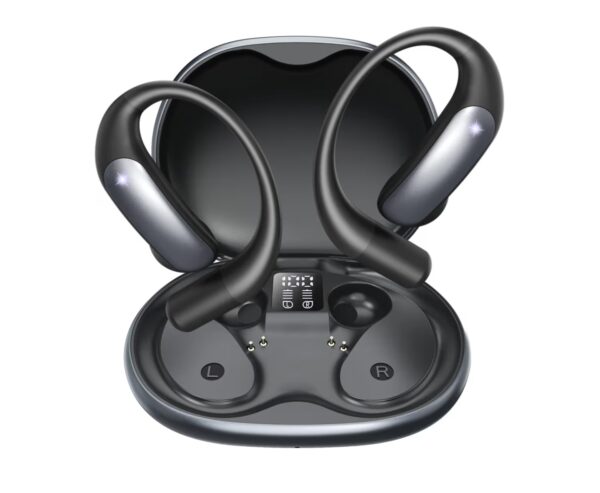 AI Translation Earbuds Real Time: OWS 3-in-1 Translator Earbuds for iOS & Android, Supporting 144 Languages with 60-Hour Battery Translator Headphones for Travel Business Meetings & Learning