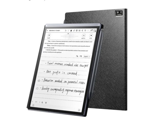 iflytek AINOTE Air 2 Bundle – Stylus Pen & Folio Case, 8.2" AI Note Taking Tablet,Digital Notebook for Note Taking,Digital Notepad with AI Transcription,ChatGPT Supported,Ideal for Work,Study,Meetings