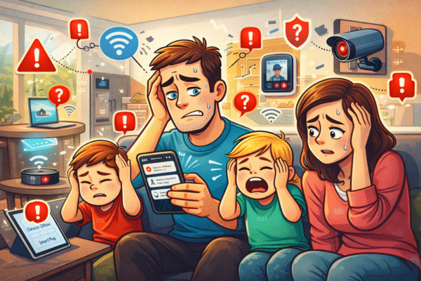 technology anxiety at home