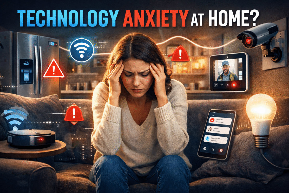 technology anxiety at home