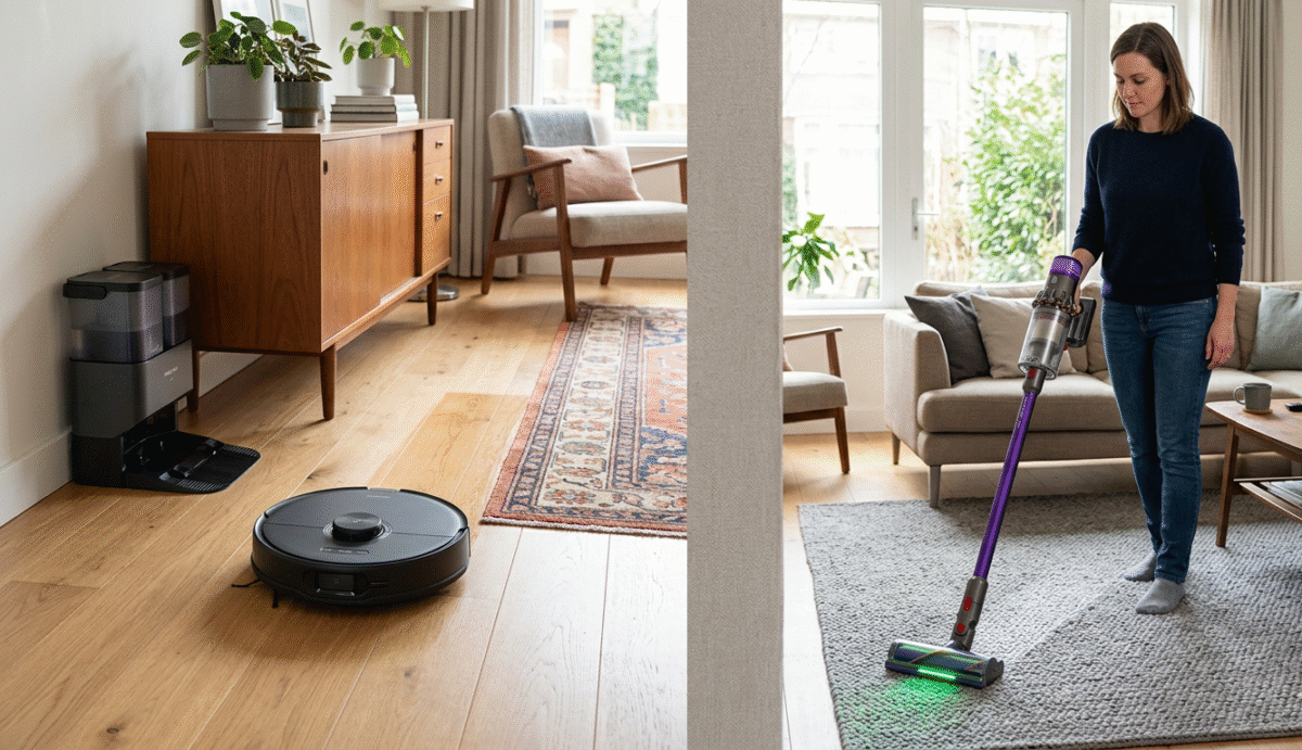 robot vacuum vs cordless vacuum