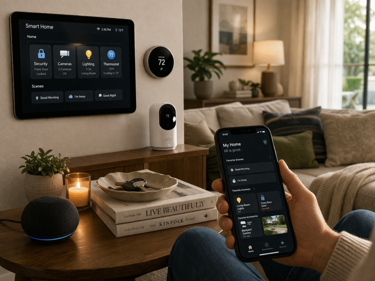 smart home mistakes to avoid 2026 modern smart home setup with automation and devices connected