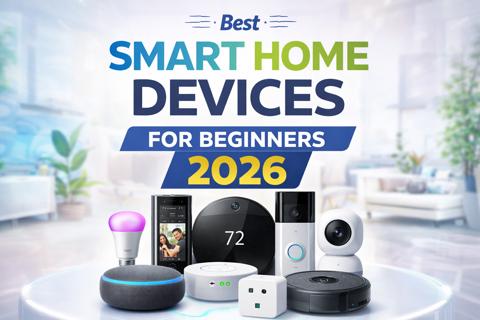 Best Smart Home Devices for Beginners in 2026